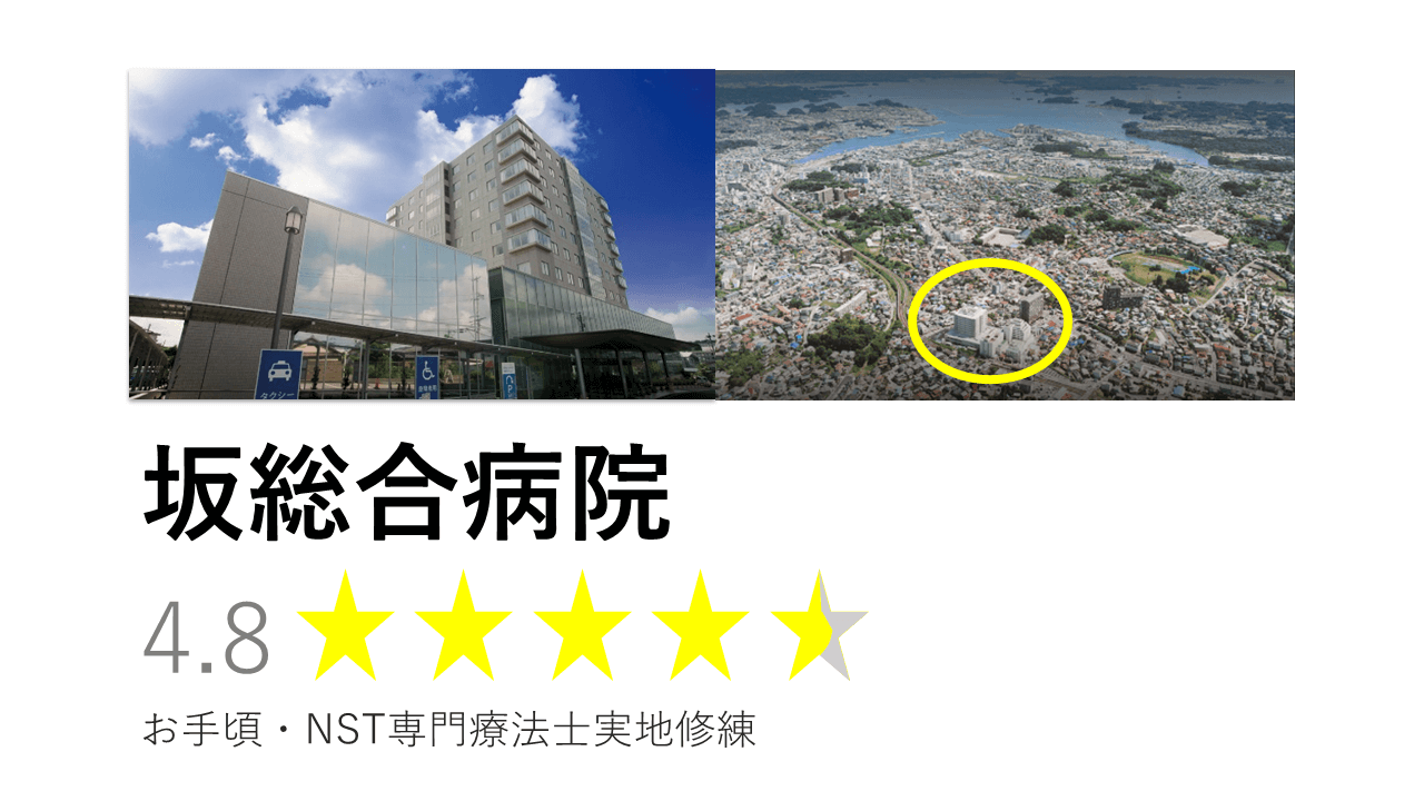2022年坂総合病院NST専門療法士実地修練総合評価